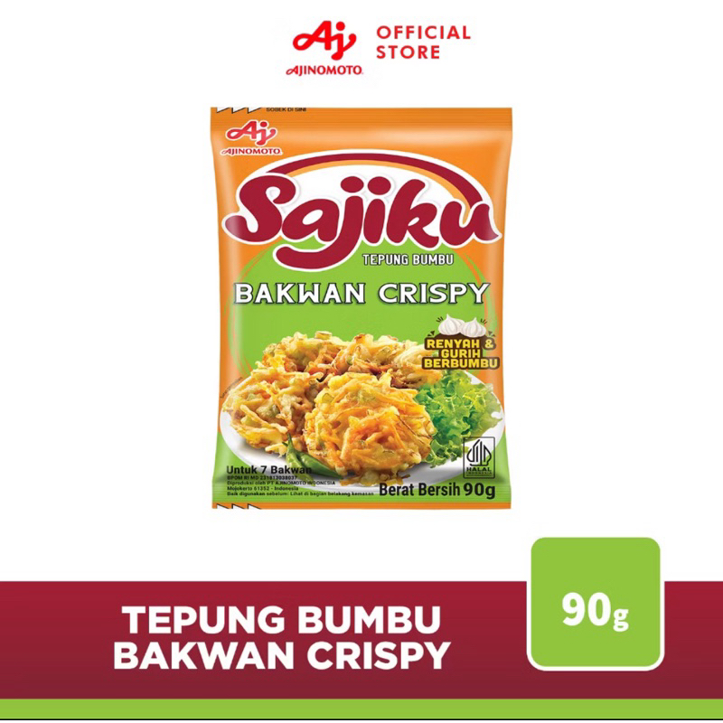 

Sajiku® Tepung Bumbu Bakwan Crispy Sachet 90g