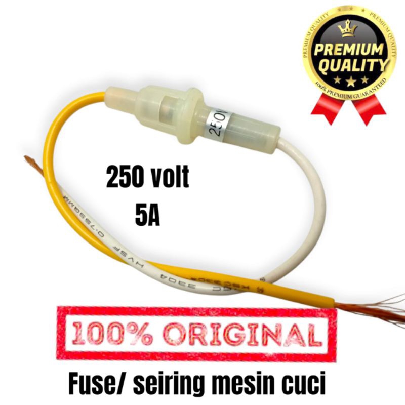 original fuse sekring mesin cuci 2  tabung