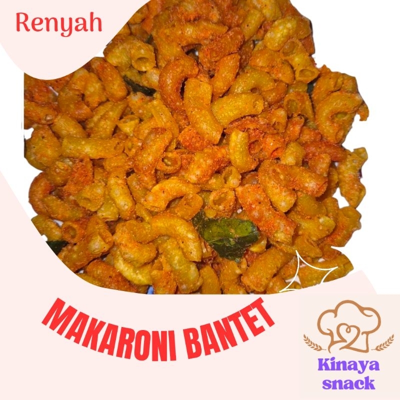 

MAKARONI BANTET PEDAS DAUN JERUK 500 GRAM 1 KG GURIH RENYAH