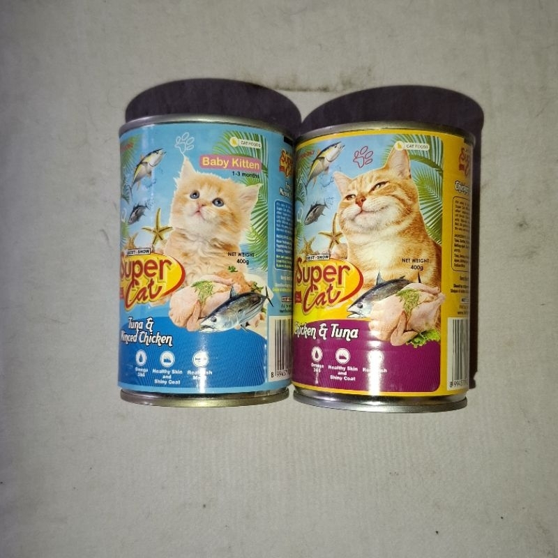 wet food kaleng super cat 400 gram