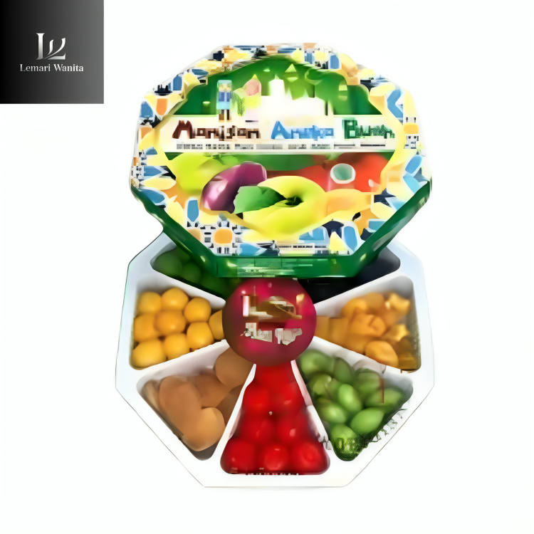 

Manisan Aneka Buah Box Segi 8 | Manisan Hari Raya Lebaran 2025