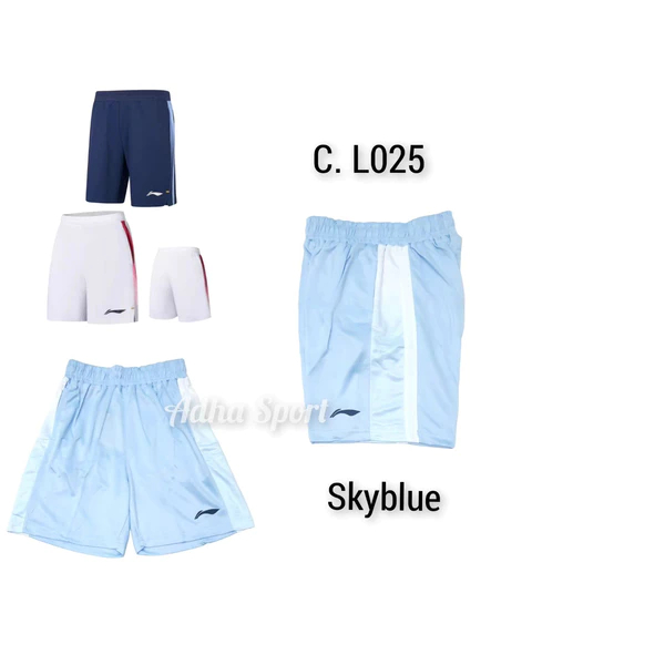 Celana Badminton BIru Muda sky blue LN025 Premium Super