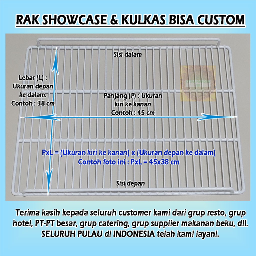 Rak Showcase Rak Kulkas Ambalan Showcase Kulkas Bisa Custom