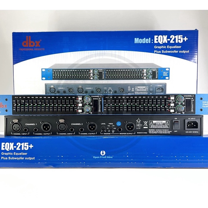 Super equaliser dbx eqx215 PLUS SUBWOOFER dbx eqx 215 dbx eqx 215 GRADE A