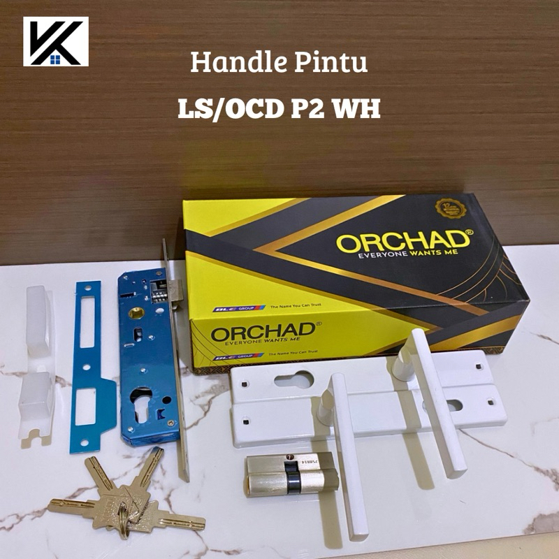 Handle Pintu Aluminium P2 ORCHAD kunci Pintu Aluminium