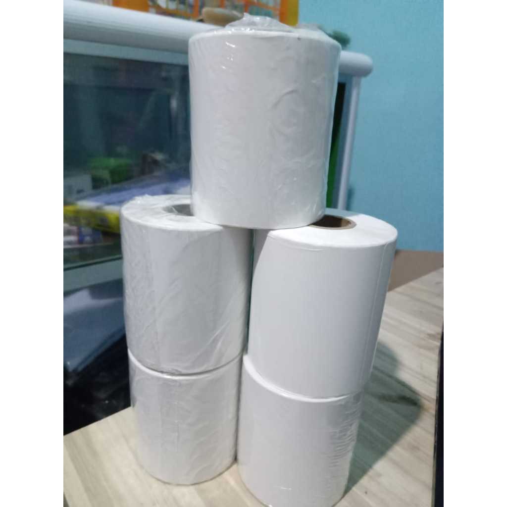 

Kertas Thermal Roll 78x10mm / Label Sticker barcode / Label Resi Olshop 300 lbr