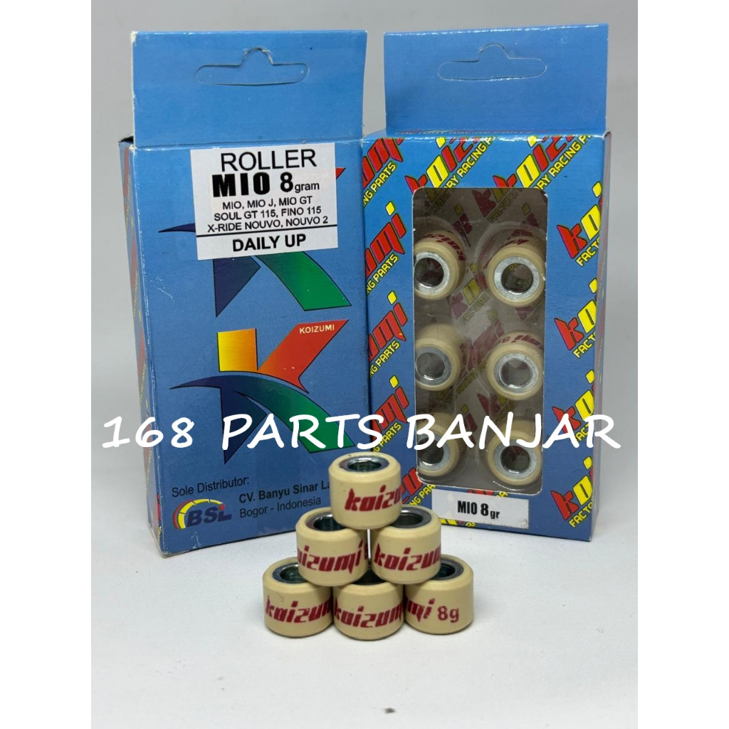 Koizumi Roller Racing Daily Used / Standard 8 gram Yamaha Mio / X Ride / Mio J / Soul GT 115 / Mio S