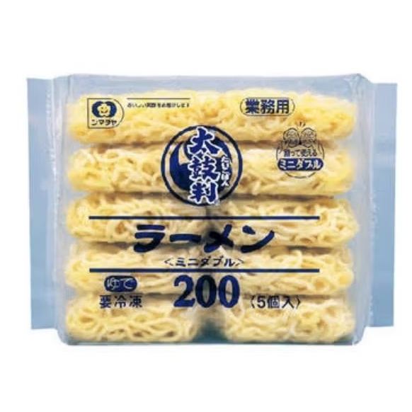 Shimadaya Mie Ramen Frozen 1kg - Taikoban Mi Ramen Basah Jepang 5pcs