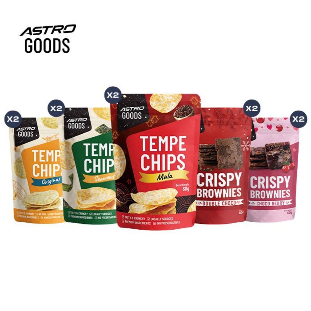 

Paket keripik tempe & Keripik Brownies Choco