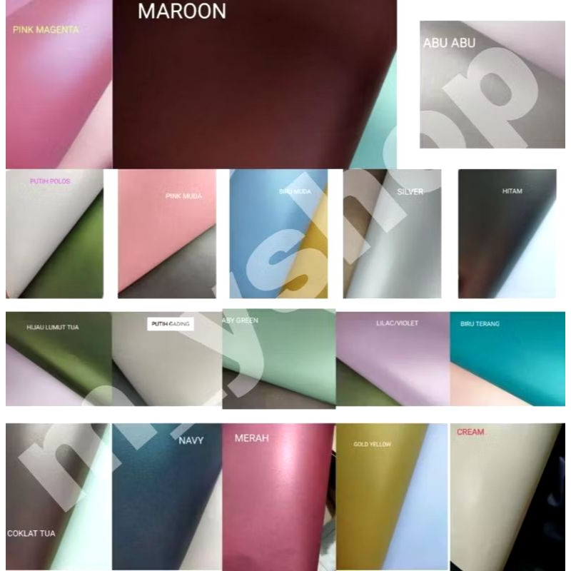 

JASMINE ART PAPER PLANO 79X109 KERTAS KARTON BOLAK BALIK BERWARNA