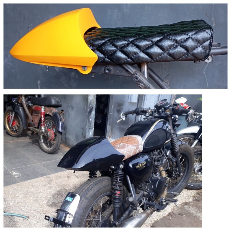 jok kawasaki w175 caferacer ekor tawon