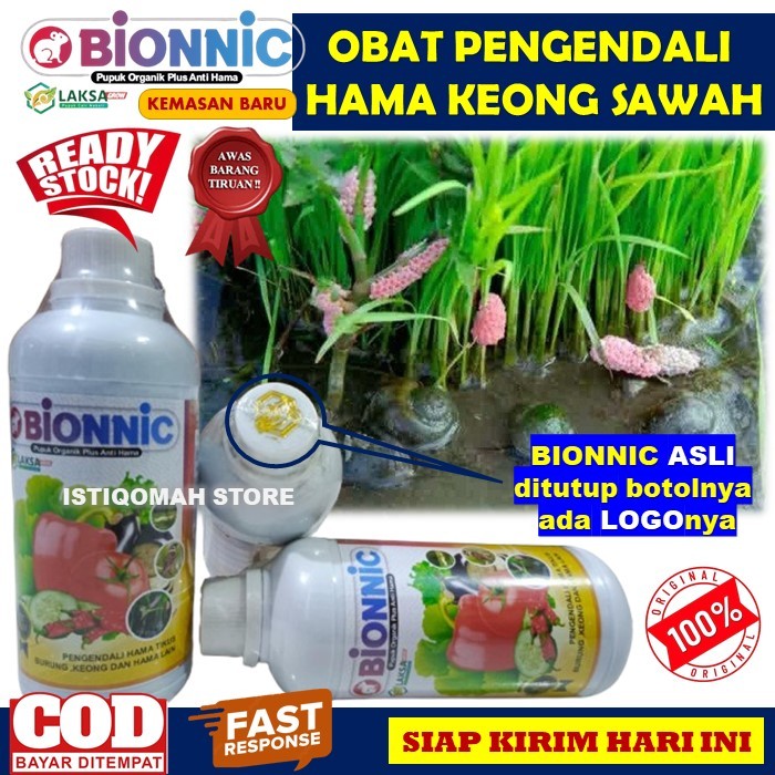 PROMO Pengendali Hama Keong Sawah BIONNIC 500ML Obat Hama Keong Mas Perusak Padi Paling Bagus - Obat