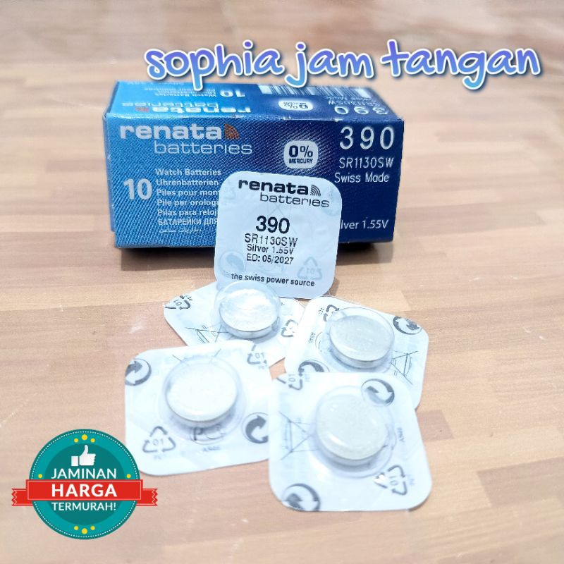 TERMURAH BATERAI RENATA SR1130SW , SR 1130 SW , SR1130 , CR1130 , CR 1130 , LR1130 , LR 1130 ,  390 