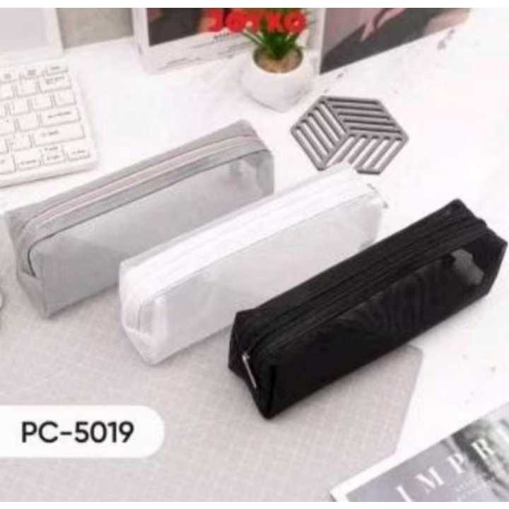 

Kotak Tempat Pensil Jaring Pencil Case Joyko PC-5019 Monochrome Color (1 PCS)