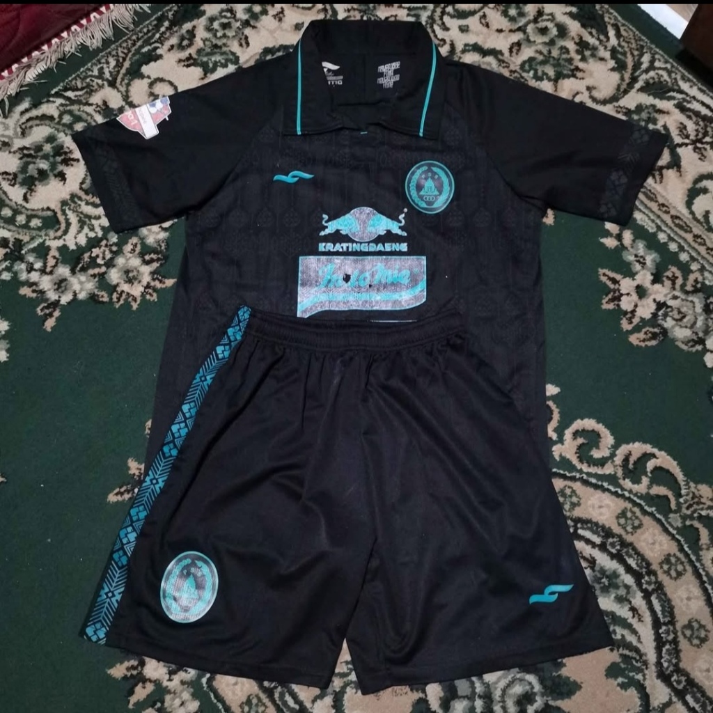 Setelan Jersey Third Match Prepared Worn PSS Sleman Tahun 2020 By Aroon Evans