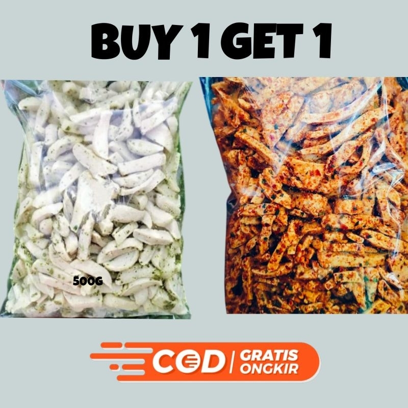 

Buy 1 Get 1 Basreng pedas & original Basreng murah kriuk 500/1000 gr