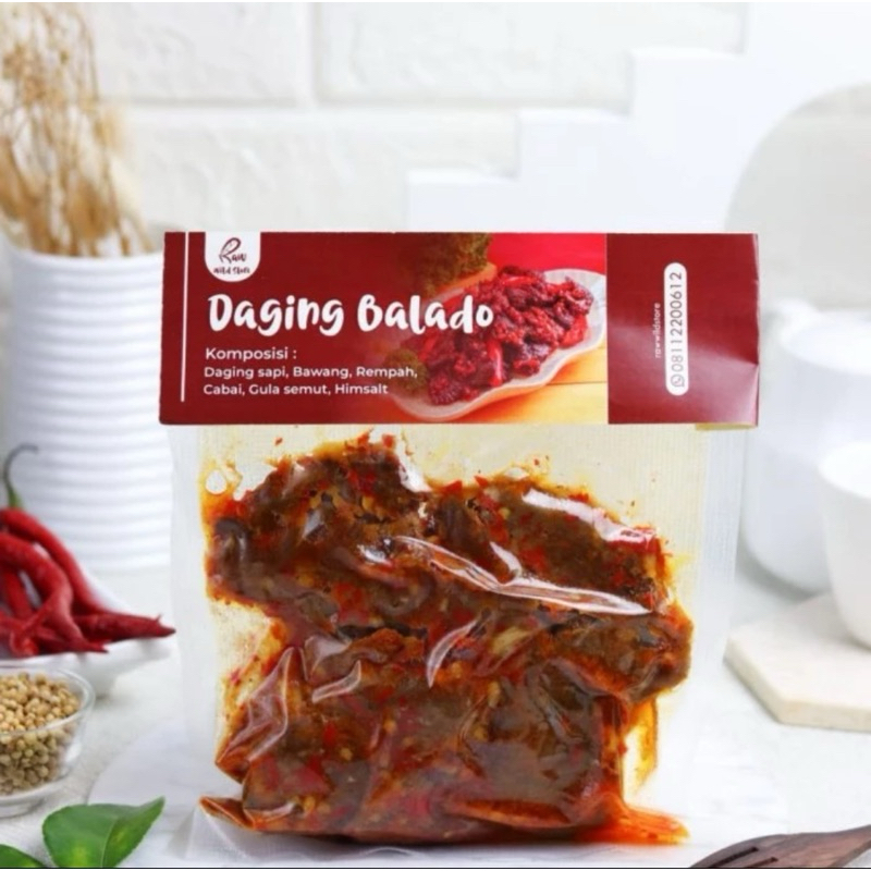 

DAGING BALADO NON MSG NON PENGAWET RAW WILD STORE
