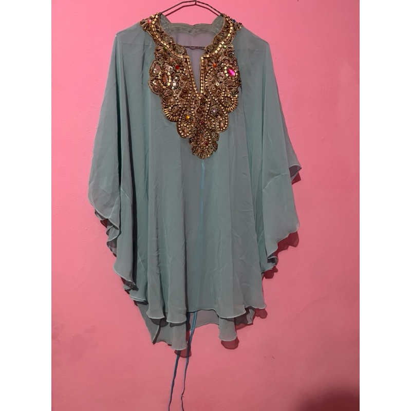 BLOUSE SEMI KAFTAN / TUNIK KAFTAN (PRELOVED) / ATASAN LEBARAN