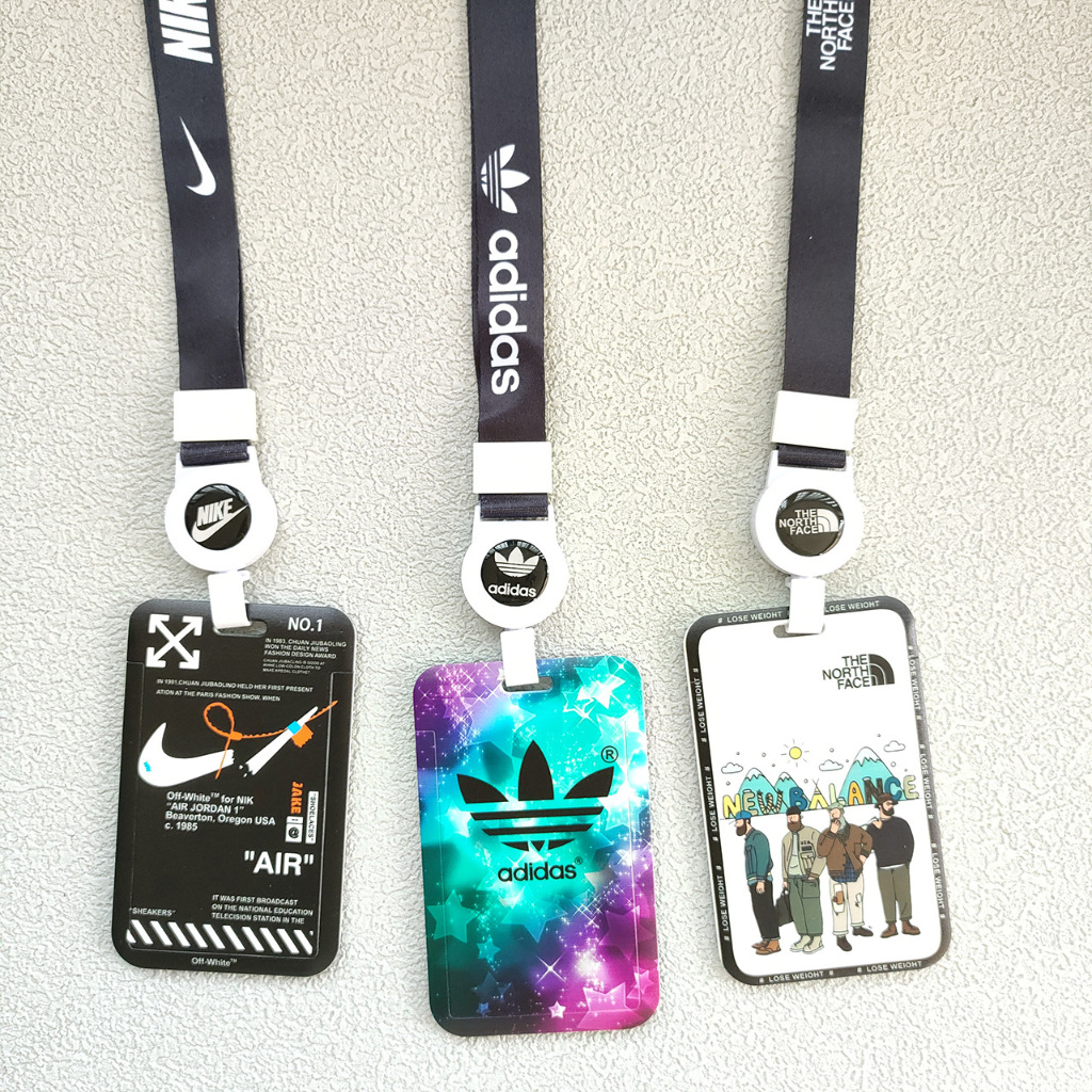 

Al Lanyard Fashion Nike Adidas The North Face Tempat Kartu ID & IC dengan Tali Panjang Easy-Pull