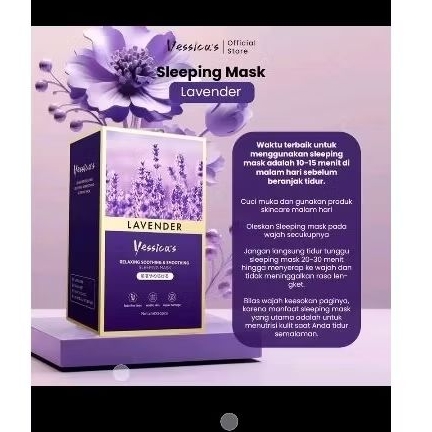 yessica's lavender sleeping mask