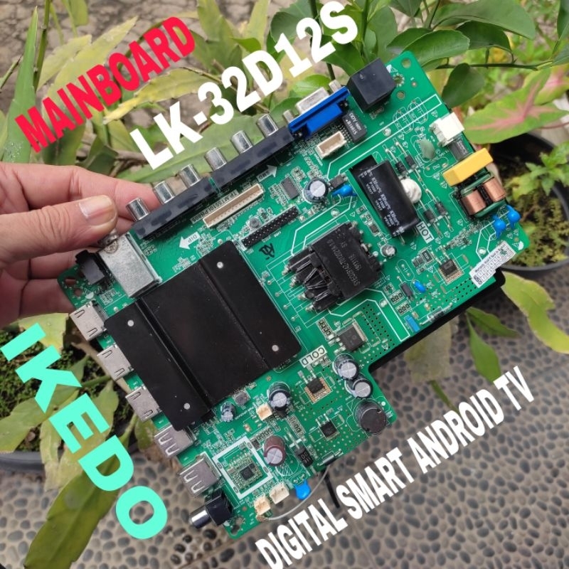 MB MAINBOARD/MESIN TV IKEDO LK-32D12S DGITAL SMART ANDROID TV ORIGINAL