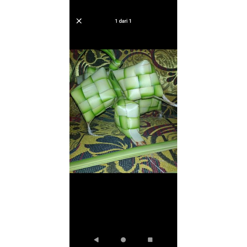 

ketupat kosongan isi 10bj