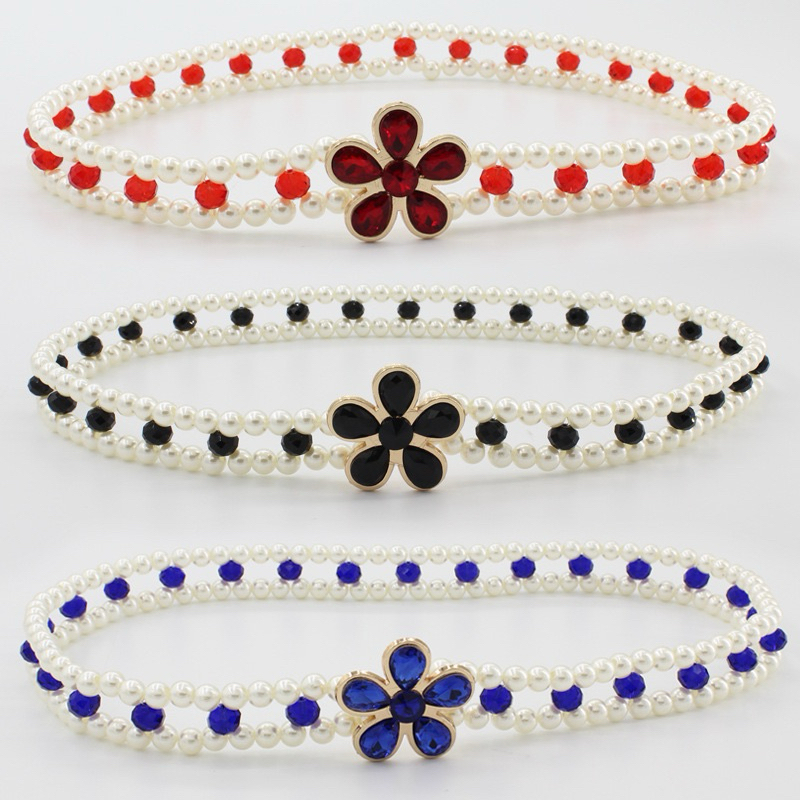 Tali pinggang mutiara ,belt mutiara ,tali pinggang high waist ,tali pinggang elastis ,tali pinggang 