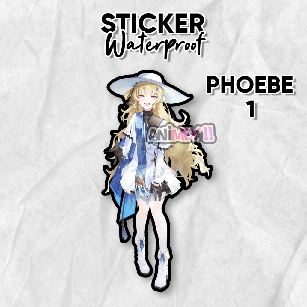 

Stiker Phoebe Game Wuthering Waves / Sticker Anime Waterproof