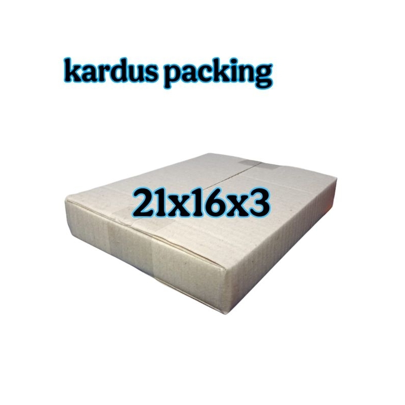 

kardus packing UK 21x16x3 kardus besar kardus kecil