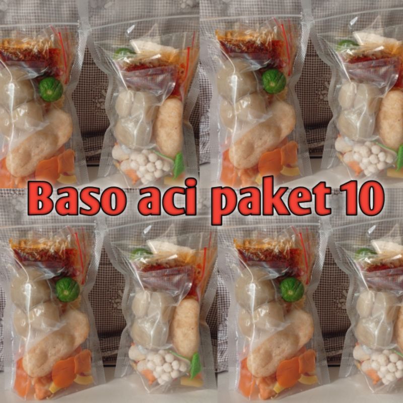 

seblak instan kumplit baso aci paket 10 bungkus
