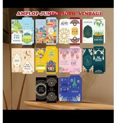 

30pcs amplop lebaran jumbo 3 pack bisa pilih motif tergantung stok
