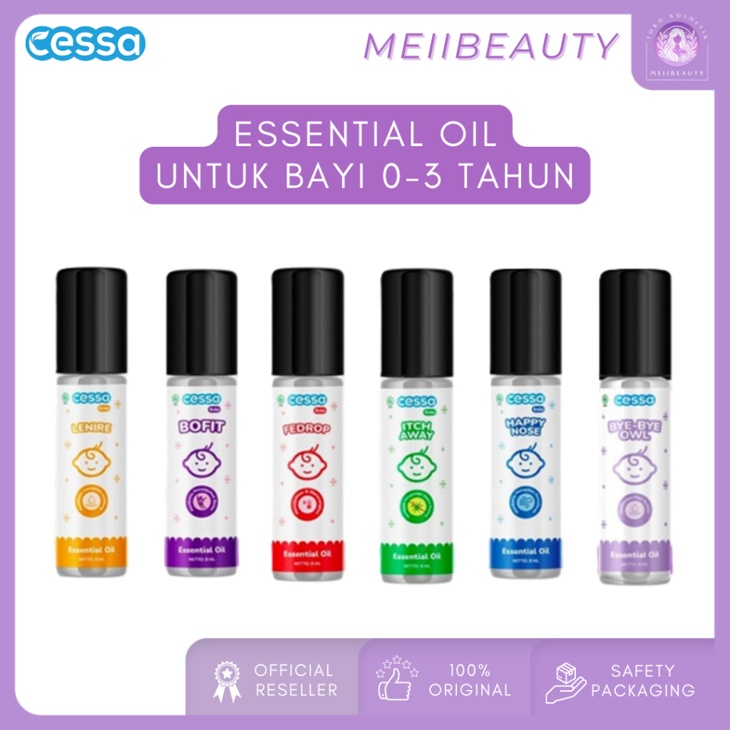 CESSA Baby Essential Oil Roll On | Minyak Telon Bayi 8ml