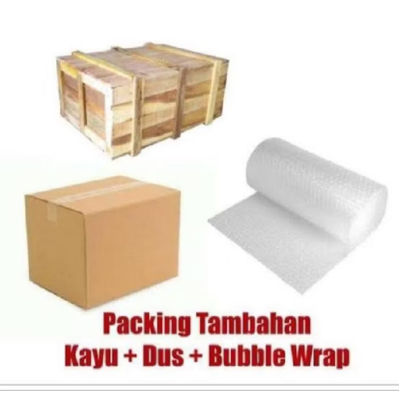 

packing kayu kardus buble wrap