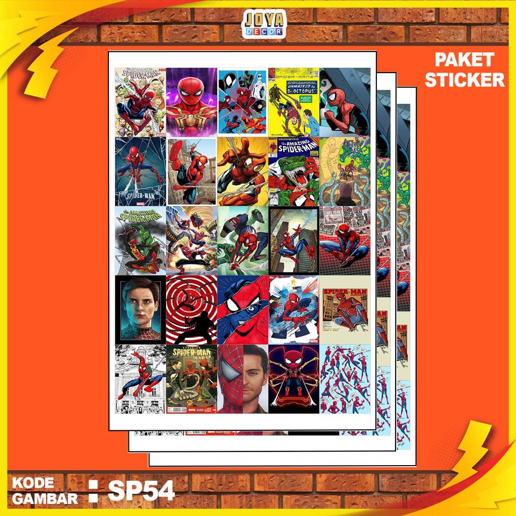 

GAMBAR STICKER SPIDERMAN2 / STIKER SPIDERMAN2 / PAKET STIKER SPIDERMAN2 PER 25 PCS / KODESP54