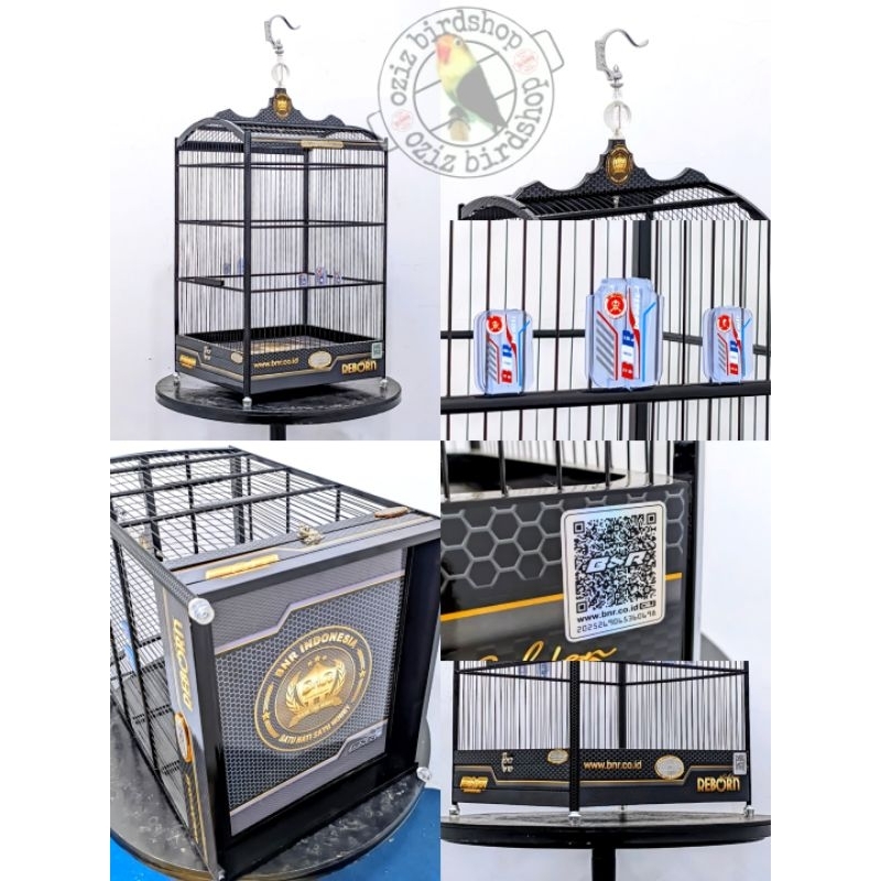 sangkar kandang BNR reborn decal ruji fiber no 2 original