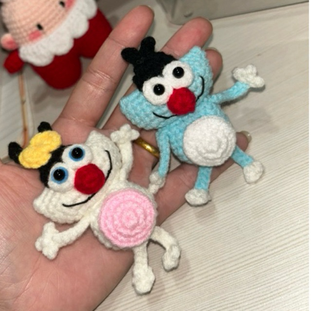 Amigurumi Oggy | Boneka Rajut Oggy | Gantungan kunci rajut Oggy