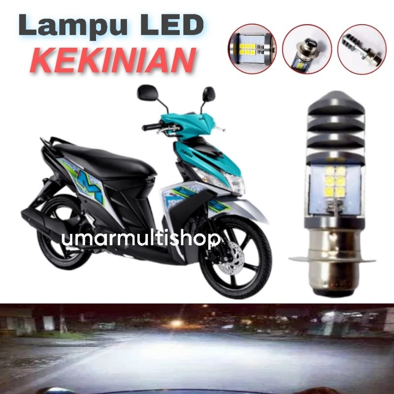 Lampu Depan Led Mio Sporty Mio Soul GT M3 Cahaya Putih Terang AC DC
