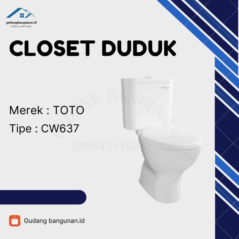 CLOSET DUDUK TOTO CW637