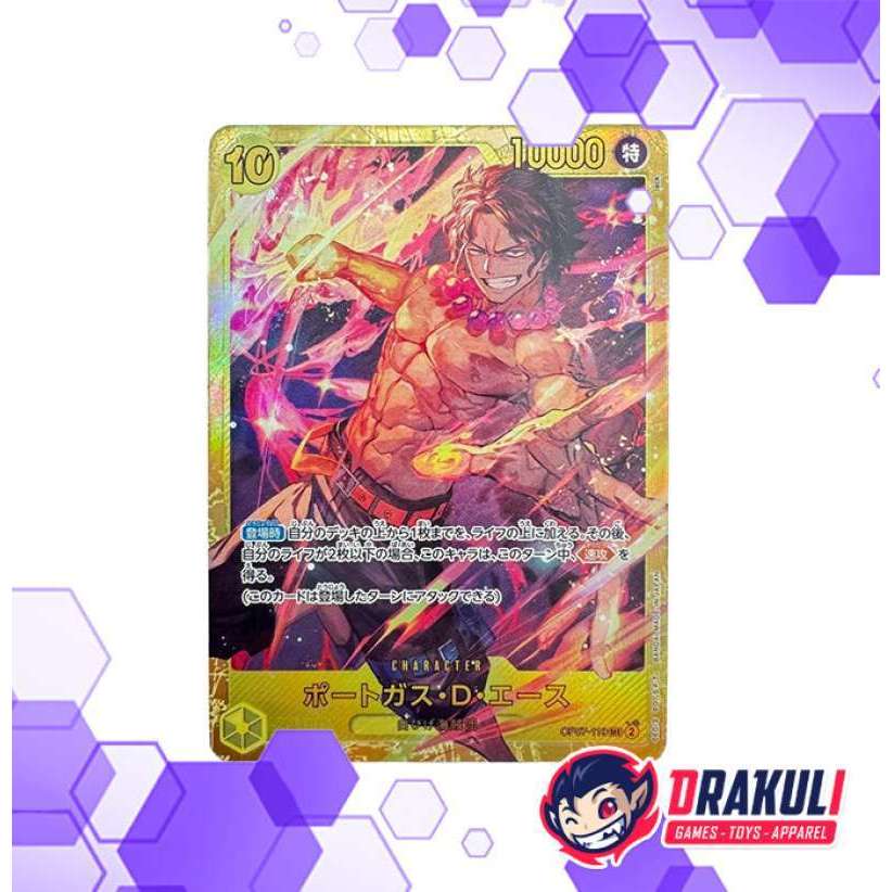 NEW One Piece Card Game Portgas D. Ace OP07-119 Flagship Sealed Original