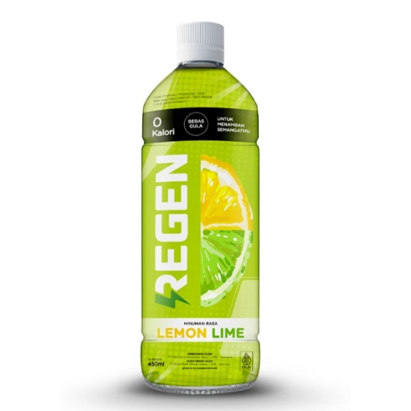 

Regen Minuman Rasa Lemon Jeruk Nipis Botol 450 ml
