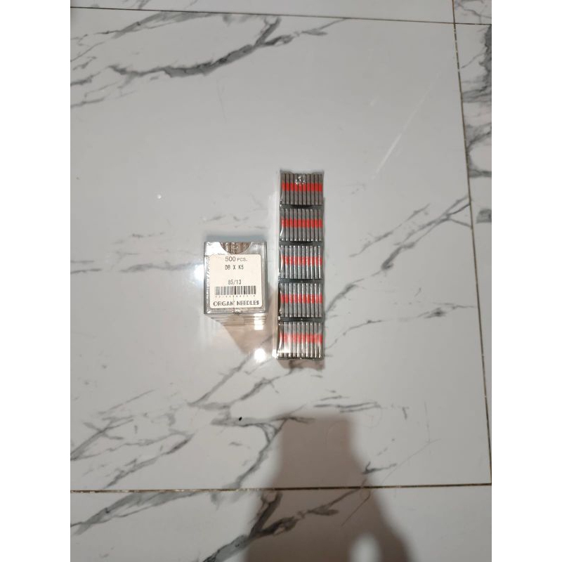 Jarum organ DB X K5 No.13, isi 10 bungkus, untuk mesin Bordir komputer