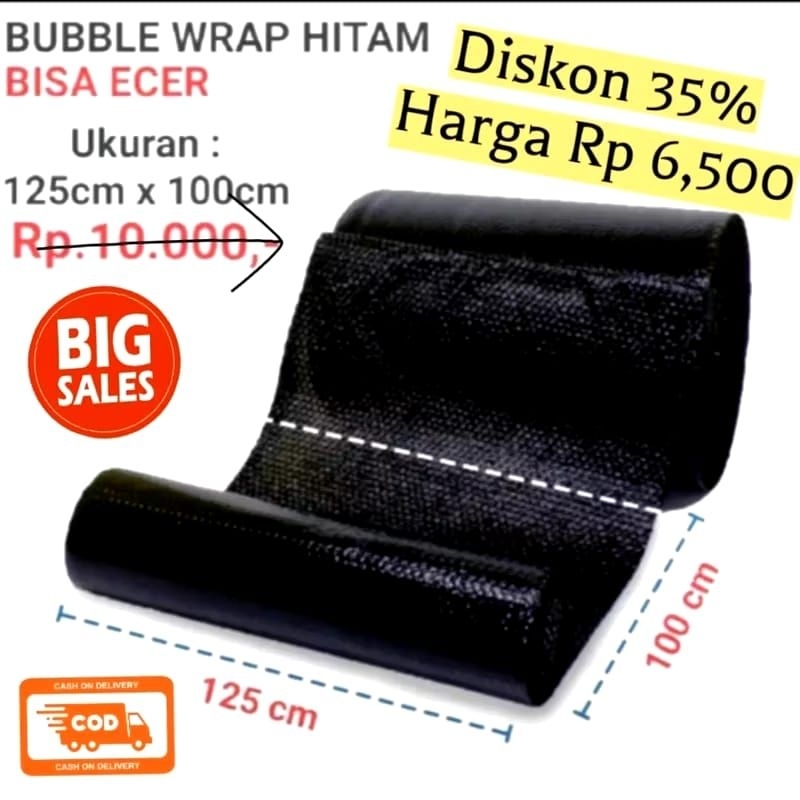 

1METER BUBBLE WRAP HITAM SERBAGUNA MULTIFUNGSI