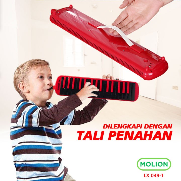 BESTPROMO Pianika Mainan Anak Murah Piano Mini Mainan 3 Warna Dapat Tas Pianika YAMAHA Original