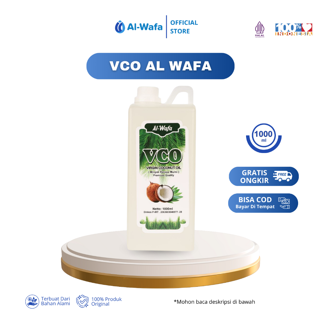 

Minyak Kelapa Murni VCO Virgin Coconut Oil 1000 ML