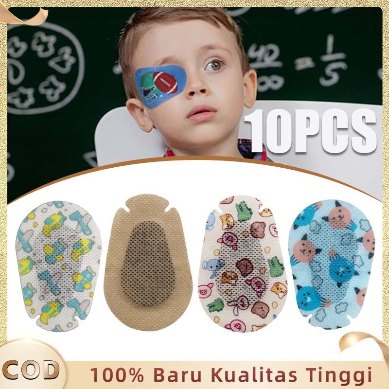 Terapi Mata Malas Amblyopia Orthoptic Sticker Penutup Mata Anak Terapi Penutup Mata Malas Anak 10pcs