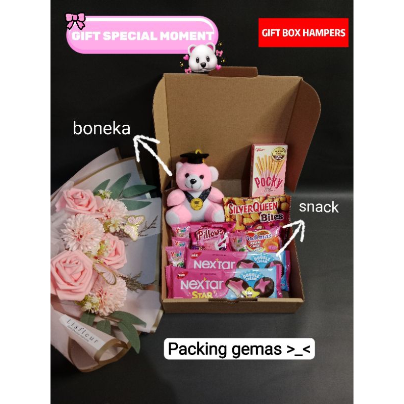 

Hampres astetic kado ulang tahun kado wisuda kado valentine kado anniversary Hampres Free kartu ucapan Bisa COD