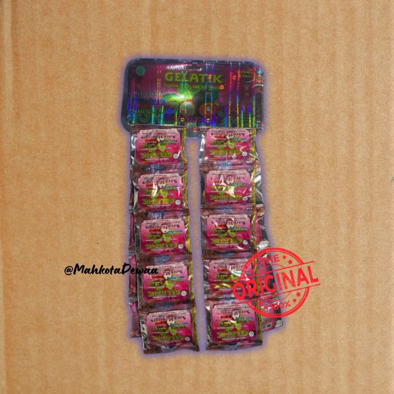 

Gelatik Sari Manggis Renceng Isi 20 Sachet Original 100%