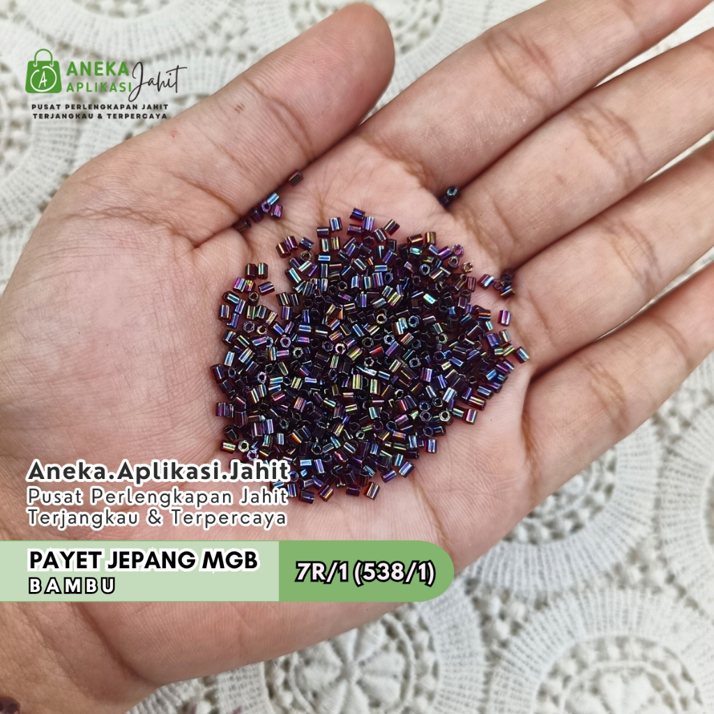 50 GRAM PAYET JEPANG MGB BAMBU PASIR MAROON TUA PELANGI 7R/1(538/1)