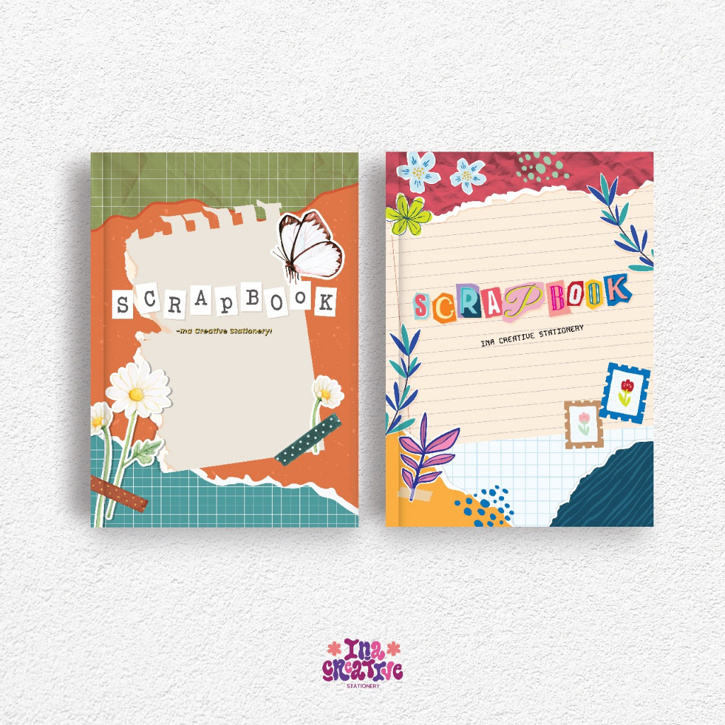

Ina Creative Scrapbook Daisy A5 Craft | Spiral Notebook | Diary Book | Journal Book | Note | Buku Catatan Ring | Notebook Ring motif Aesthetic | Buku Sekolah | Souvenir Notebook