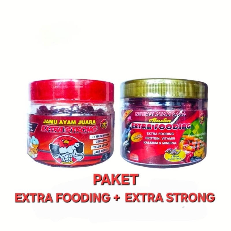 PAKET ALADIN EXTRA FOODING + EXTRA STRONG